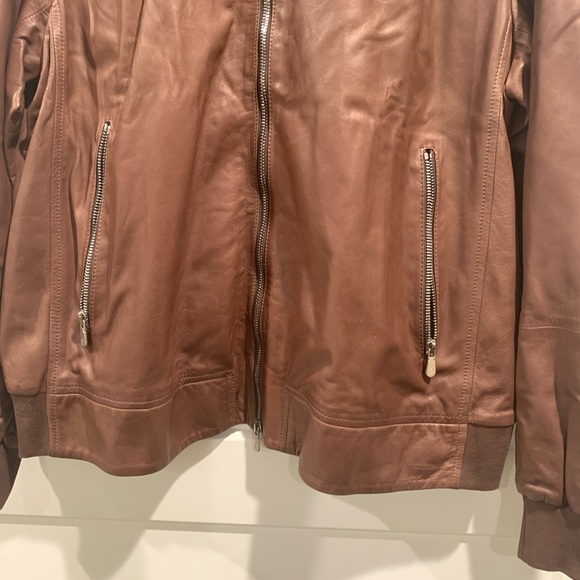 Brunello Cucinelli leather jacket size XXL - Picture 9 of 17